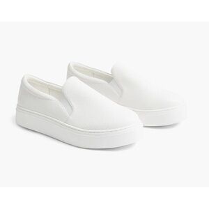 Lane Bryant White Slip-On Sneakers